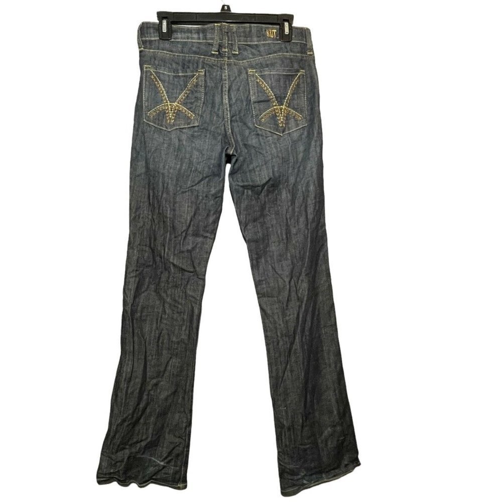 Kut Kloth Bootcut Jeans Women Size 8 Blue Dark Bootleg Cowboy Western Cowgirl
